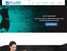 Tablet Screenshot of fluidfitness.in